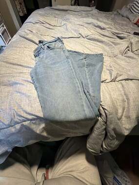 Hollister Low-Rise Vintage Flare Soft Stretch Light Wash Jeans